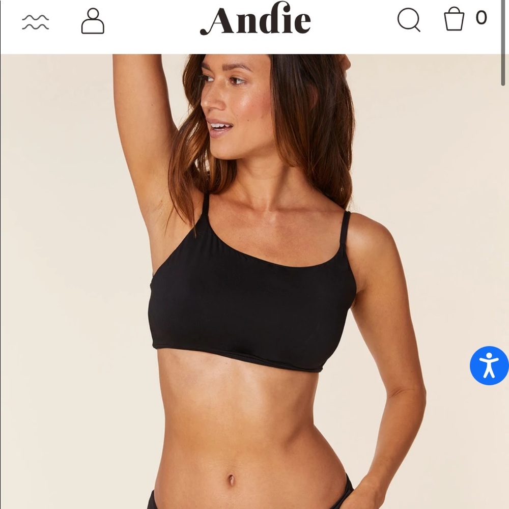 Andie swim top jetties xl